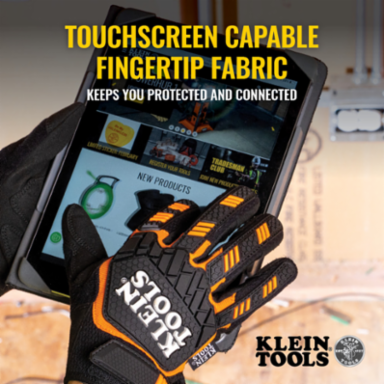Heavy Duty Gloves, Medium - TPR Back, D30 Palm Padding, Machine Washable