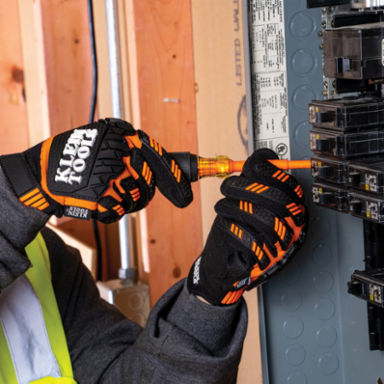 Heavy Duty Gloves, Medium - TPR Back, D30 Palm Padding, Machine Washable