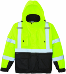 High-Visibility Winter Bomber Jacket 3XL, ANSI Class 3, 220g Insulation