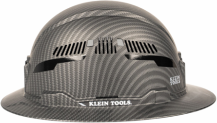 Premium KARBN™ Vented Full Brim Hard Hat, Class C, 6.5-8 Inch Size