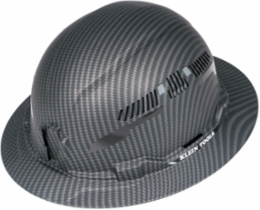 Premium KARBN™ Vented Full Brim Hard Hat, Class C, 6.5-8 Inch Size