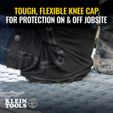 Tough-Flex Knee Pad Sleeves M/L - Zipper Closure, Neoprene & EVA Foam, 8.5" Width