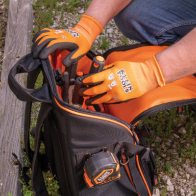 Knit Dipped Gloves, X-Large, ANSI A1 Cut Resistance, Touchscreen Capable