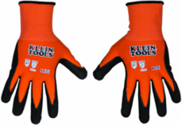 Knit Dipped Gloves, X-Large, ANSI A1 Cut Resistance, Touchscreen Capable