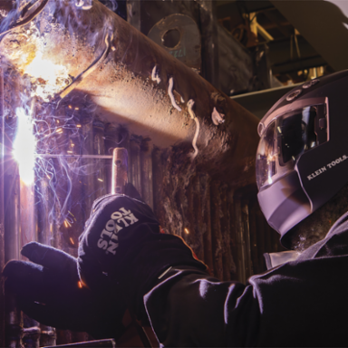 Flame-Resistant Welding Jacket with Removable Welding Sleeves, Large