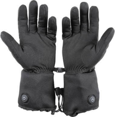 Rechargeable Heated Work Glove Liners with Knit Dipped Gloves, Large