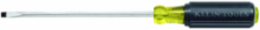 Mini Screwdriver 1/8 Inch Cabinet Tip, 4 Inch Shank, Steel, Cushion-Grip Handle
