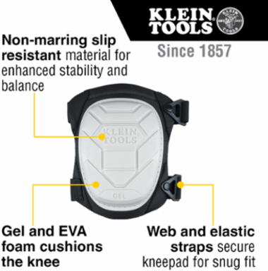 Non-Marring Semi-Round Stabilizer Knee Pad