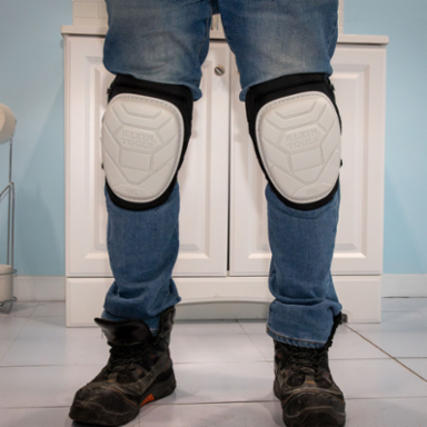 Non-Marring Semi-Round Stabilizer Knee Pad