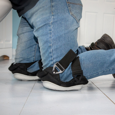 Non-Marring Semi-Round Stabilizer Knee Pad