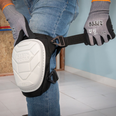 Non-Marring Semi-Round Stabilizer Knee Pad