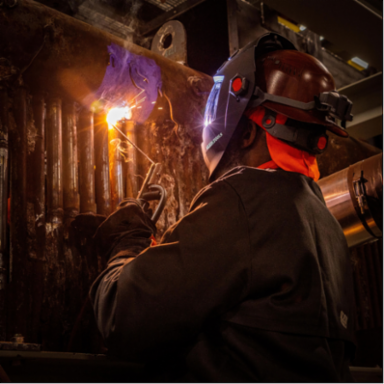 Flame-Resistant Welding Cap
