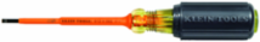Insulated Slotted Screwdriver 4 Inch, 1/8 Inch Tip, IEC 60900 Certified