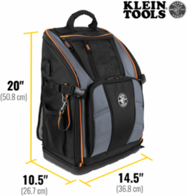 Tradesman Pro™ Tool Station Tool Bag Backpack, 27 Pockets