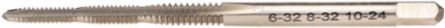 Replacement Tap for Triple Taps, Tap Sizes 6-32, 8-32, 10-24