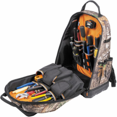 Tradesman Pro™ XL Camo Tool Backpack, 40 Pockets, 7.5 lbs, 20" Height