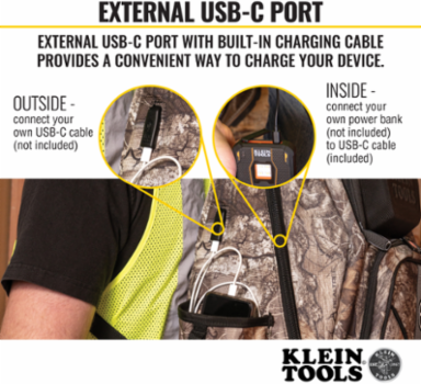 Tradesman Pro™ XL Camo Tool Backpack, 40 Pockets, 7.5 lbs, 20" Height