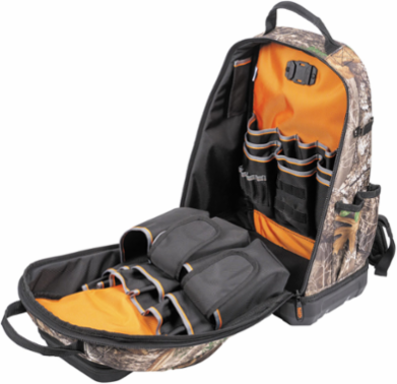 Tradesman Pro™ XL Camo Tool Backpack, 40 Pockets, 7.5 lbs, 20" Height