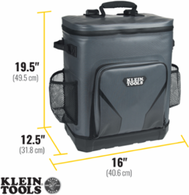 Insulated Backpack Cooler, 30 Can Capacity, 12.5 Inch x 19.5 Inch