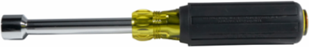 9/16 Inch Hollow Shaft Nut Driver 4 Inch Shaft, Steel, Cushion-Grip Handle, USA Made