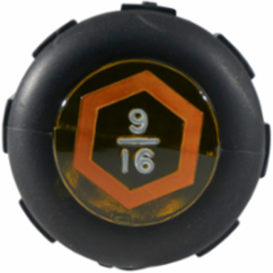 9/16 Inch Hollow Shaft Nut Driver 4 Inch Shaft, Steel, Cushion-Grip Handle, USA Made