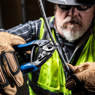 Heavy-Duty Cable Cutter, 7-1/2 Inch, Cuts Up to 1/4 Inch Copper and Steel