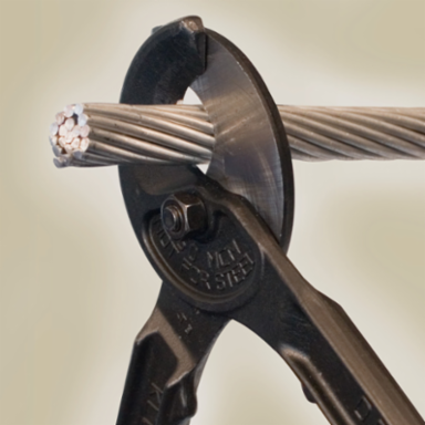 25 Inch Cable Cutter with Protective Sleeve, Cuts 1-3/8 Inch Diameter Cable