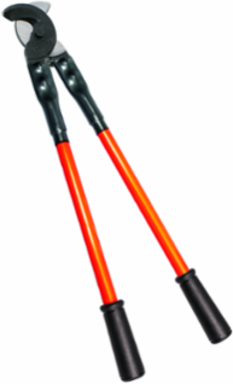 25 Inch Cable Cutter with Protective Sleeve, Cuts 1-3/8 Inch Diameter Cable