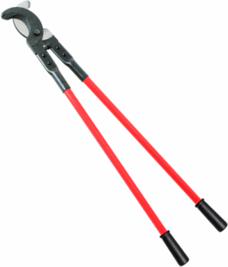 Communication Cable Cutter, 37 Inch Length, 900-Pair Capacity, Plastic-Dipped Handles