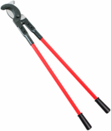 Communication Cable Cutter, 37 Inch Length, 900-Pair Capacity, Plastic-Dipped Handles