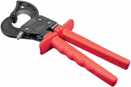 Ratcheting Cable Cutter, Cuts 600 MCM Copper & 750 MCM Aluminum, 10.25 Inch Length