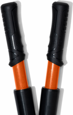 18-1/4 Inch Bolt Cutter, Fiberglass Handle, Cuts Soft to Hard Metals
