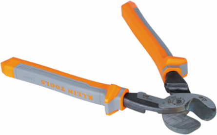 Insulated High-Leverage Cable Cutter 9 Inch, Cuts 4/0 Aluminum, 2/0 Copper