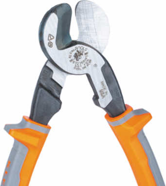 Insulated High-Leverage Cable Cutter 9 Inch, Cuts 4/0 Aluminum, 2/0 Copper