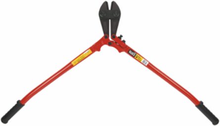 30 Inch Bolt Cutter with Steel Handles, Cuts Up to 3/8 Inch Hard Materials