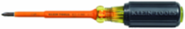 Insulated Screwdriver #1 Phillips Tip 4 Inch, 1000V Rated, High-Dielectric Plastic Handle
