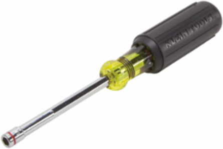 1/4 Inch Magnetic Nut Driver, 4 Inch Shaft, Steel Construction