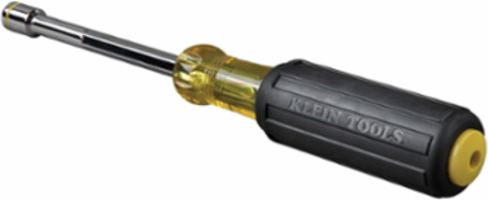 Heavy-Duty Nut Driver, 5/16 Inch Tip, 4 Inch Shaft, Magnetic, Steel