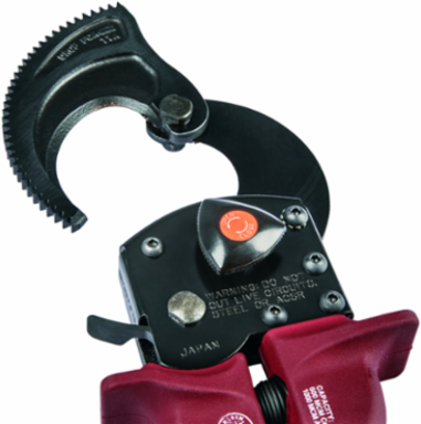 Compact Ratcheting Cable Cutter, 10.25 Inch Length, Cuts Up to 600 MCM Cu, 1000 MCM Al