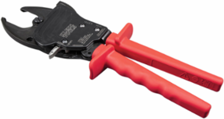 Open Jaw Ratcheting Cable Cutter, Cuts up to 600 MCM Copper & 750 MCM Aluminum