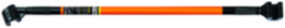 Angled Rebar Hickey for #3 & #4 Rebar, 24-Inch Handle, Steel Construction, 65° & 90° Bends