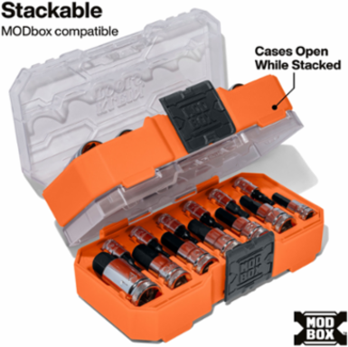 Knurled Hex Bit Socket Set, Metric, 13-Piece