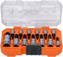 Knurled TORX® Bit Socket Set, 13-Piece
