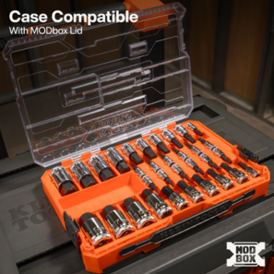Knurled Hex Bit Socket Set, SAE and Metric, 32-Piece