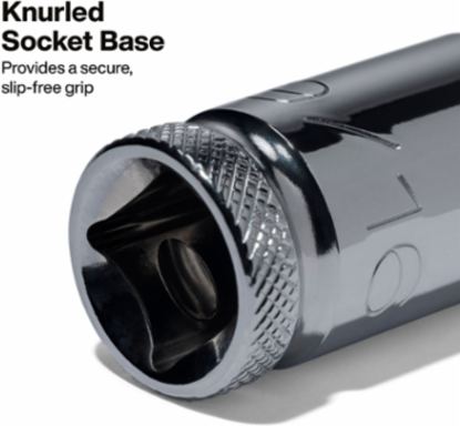 Knurled Hex Bit Socket Set, SAE and Metric, 32-Piece