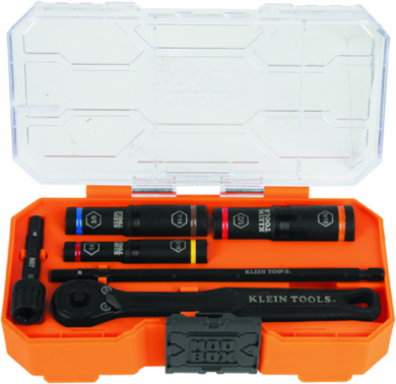 KNECT™ Essential Deep-Well Heavy-Duty Flip Socket Set, SAE 7-Piece