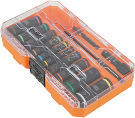 KNECT™ Flip-20 Impact Socket Set, SAE and Metric, 13-Piece