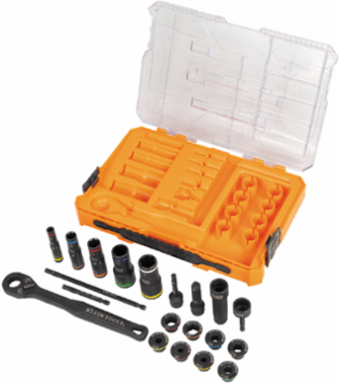 KNECT™ Impact Pass Through and Deep-Well Flip Socket Set, 20-Piece
