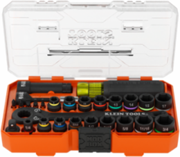 KNECT™ Essential Pass Through Impact Socket Set, SAE, Metric, 28-Piece