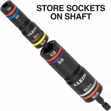 KNECT™ Quad-16 Heavy-Duty Impact Flip Sockets, SAE and Metric, 6-Piece